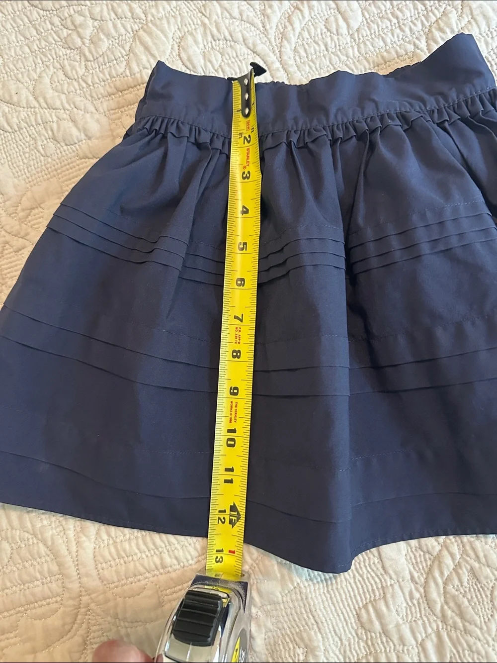 OshKosh B'gosh Navy Gathered A-Line Skirt size 5